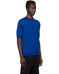 blaues Polohemd von Dries Van Noten