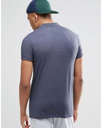 blaues Polohemd von Asos