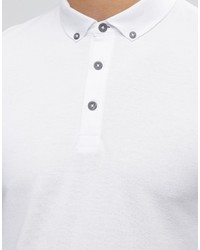 blaues Polohemd von Asos