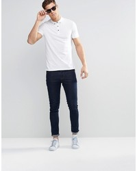 blaues Polohemd von Asos