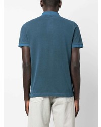 blaues Polohemd von Stone Island