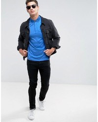 blaues Polohemd von Ted Baker