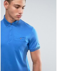 blaues Polohemd von Ted Baker