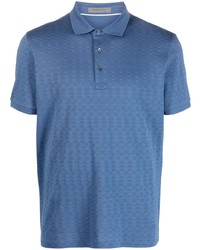 blaues Polohemd von Corneliani