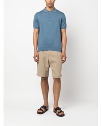 blaues Polohemd von Canali