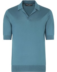 blaues Polohemd von Dolce & Gabbana