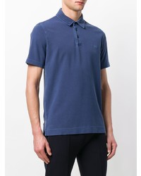 blaues Polohemd von Z Zegna