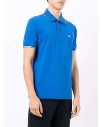 blaues Polohemd von Emporio Armani