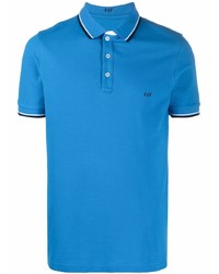 blaues Polohemd von Fay