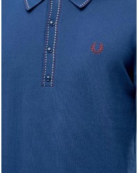 blaues Polohemd von Fred Perry