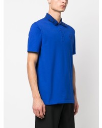 blaues Polohemd von Versace