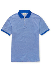 blaues Polohemd von Hackett