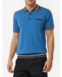 blaues Polohemd von Burberry