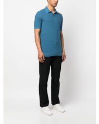 blaues Polohemd von Zegna