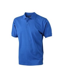 blaues Polohemd von James & Nicholson