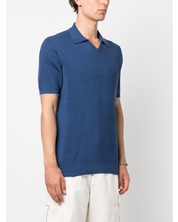 blaues Polohemd von Brunello Cucinelli