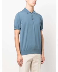 blaues Polohemd von Canali