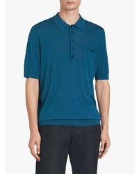 blaues Polohemd von Burberry