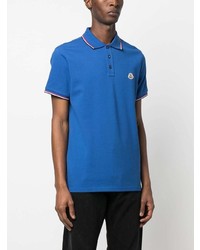 blaues Polohemd von Moncler