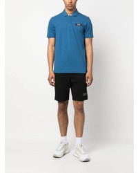 blaues Polohemd von Ea7 Emporio Armani