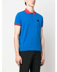 blaues Polohemd von Moncler