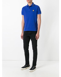 blaues Polohemd von Stone Island