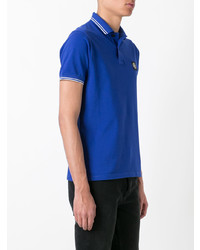 blaues Polohemd von Stone Island