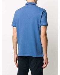 blaues Polohemd von Stone Island