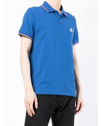 blaues Polohemd von Moncler