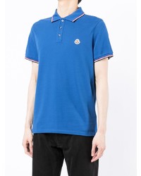 blaues Polohemd von Moncler