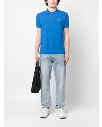 blaues Polohemd von Lacoste