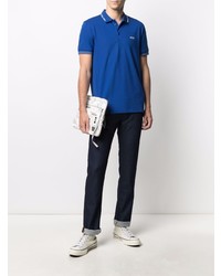 blaues Polohemd von BOSS HUGO BOSS