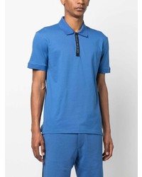 blaues Polohemd von Alexander McQueen