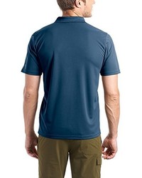 blaues Polohemd von maier sports