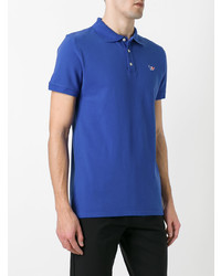 blaues Polohemd von MAISON KITSUNÉ