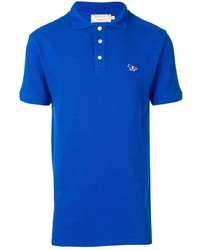 blaues Polohemd von MAISON KITSUNÉ