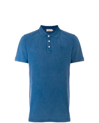 blaues Polohemd von MAISON KITSUNÉ