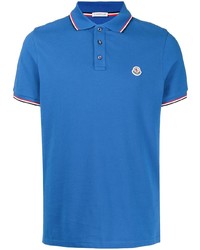 blaues Polohemd von Moncler