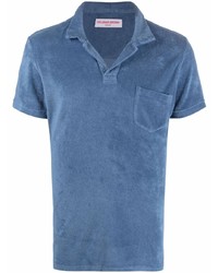 blaues Polohemd von Orlebar Brown