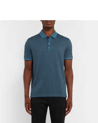 blaues Polohemd von Hugo Boss