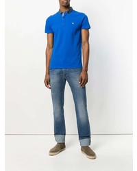 blaues Polohemd von Etro