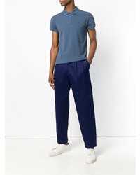 blaues Polohemd von Etro