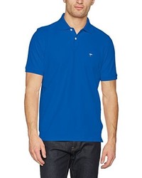 blaues Polohemd