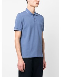 blaues Polohemd von Corneliani