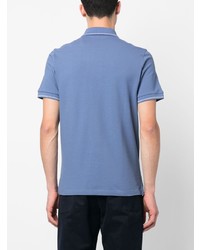 blaues Polohemd von Corneliani