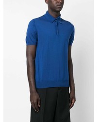 blaues Polohemd von Kiton