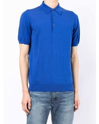 blaues Polohemd von Kiton