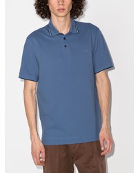 blaues Polohemd von Z Zegna