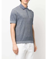 blaues Polohemd von Zegna