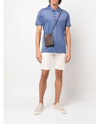 blaues Polohemd von Canali